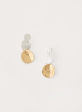 Above It All Earrings - Gold Silver