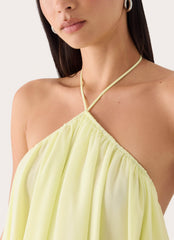 Alicelle Halter Mini Dress - Yellow