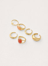 Amalfi Crush Ring Set - Gold