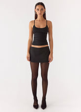 Icyln Diamonte 12 Denier Stockings - Black Multi Sparkle
