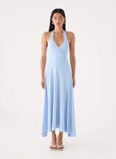Lenno Midi Dress - Sky Blue