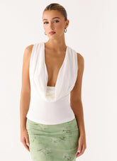 Oracle Top - White