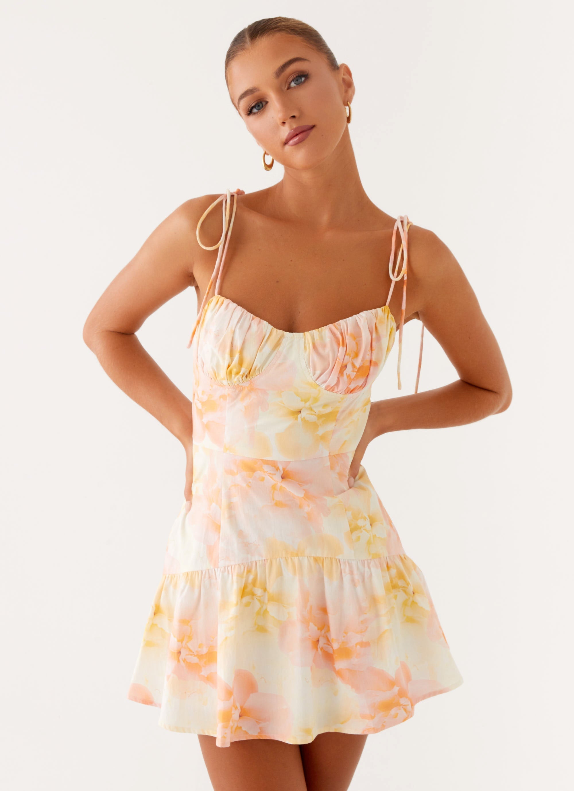 Abby Mini Dress - Floral Print