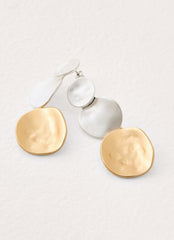 Above It All Earrings - Gold Silver