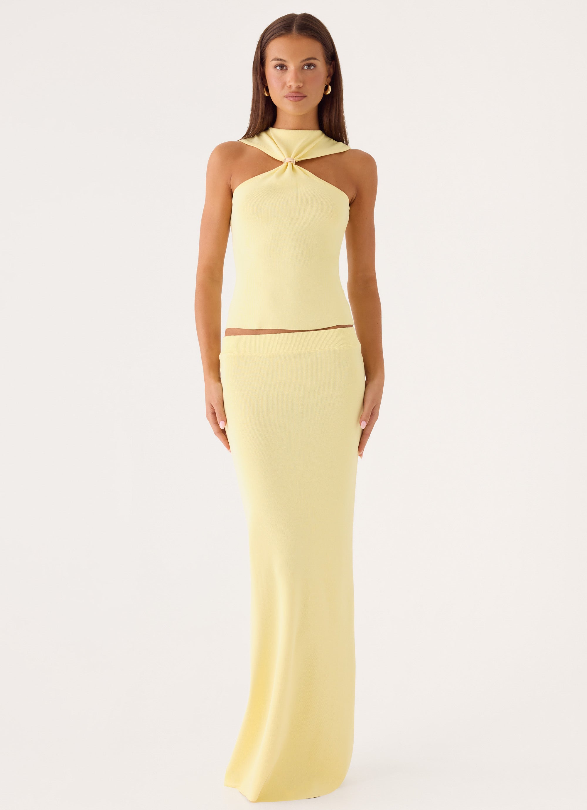 Amarah Knit Top - Yellow