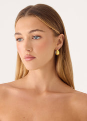 Bella Earrings - Gold/Silver Metal