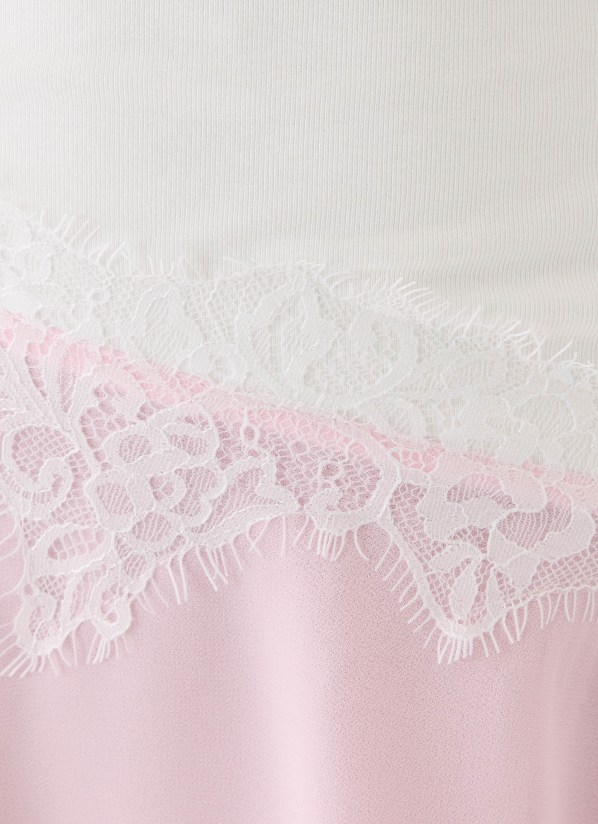 Brionee Midi Dress - White Pink
