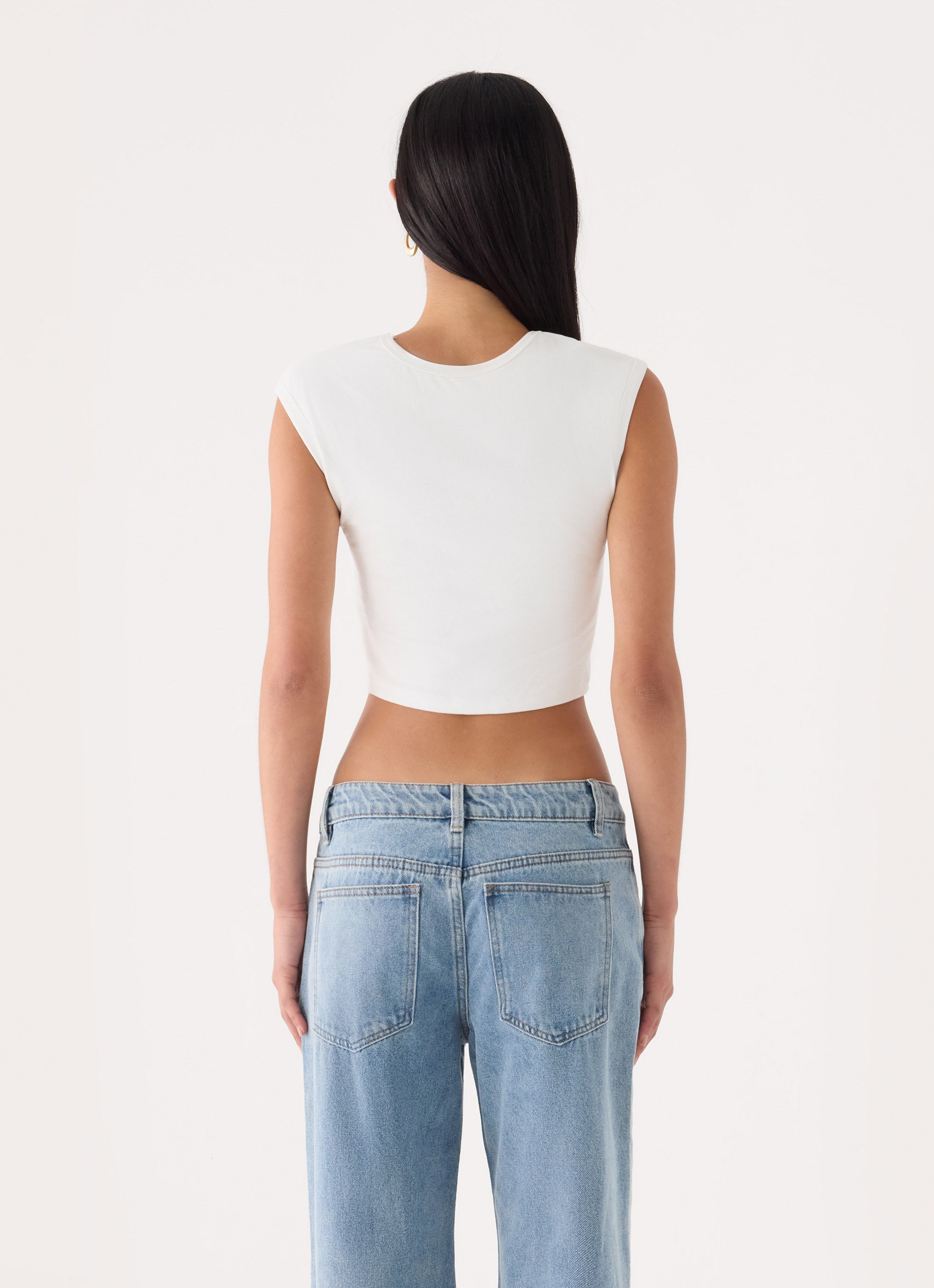 Kaleo Cropped T-Shirt - White