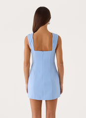 Cloud Mini Dress - Powder Blue
