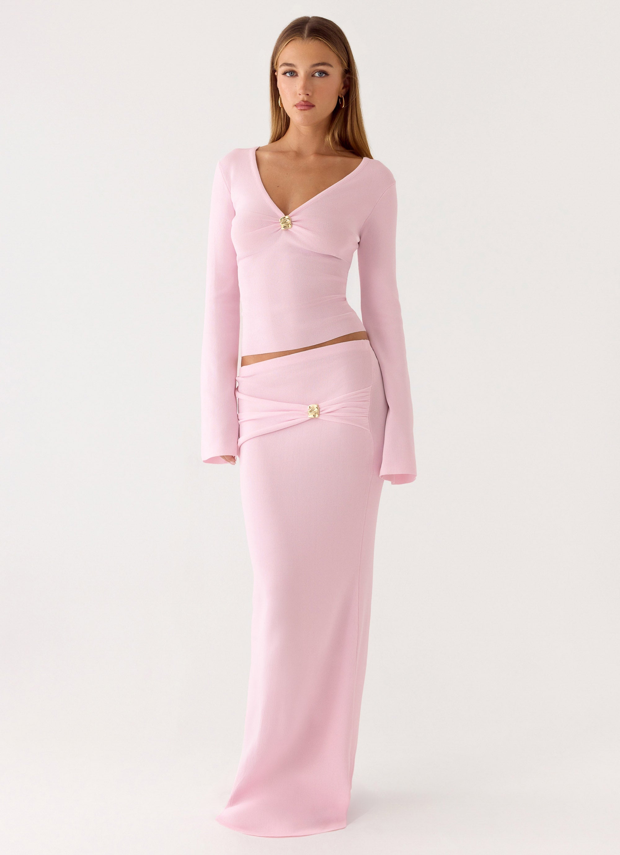 Colipso Maxi Skirt - Pink