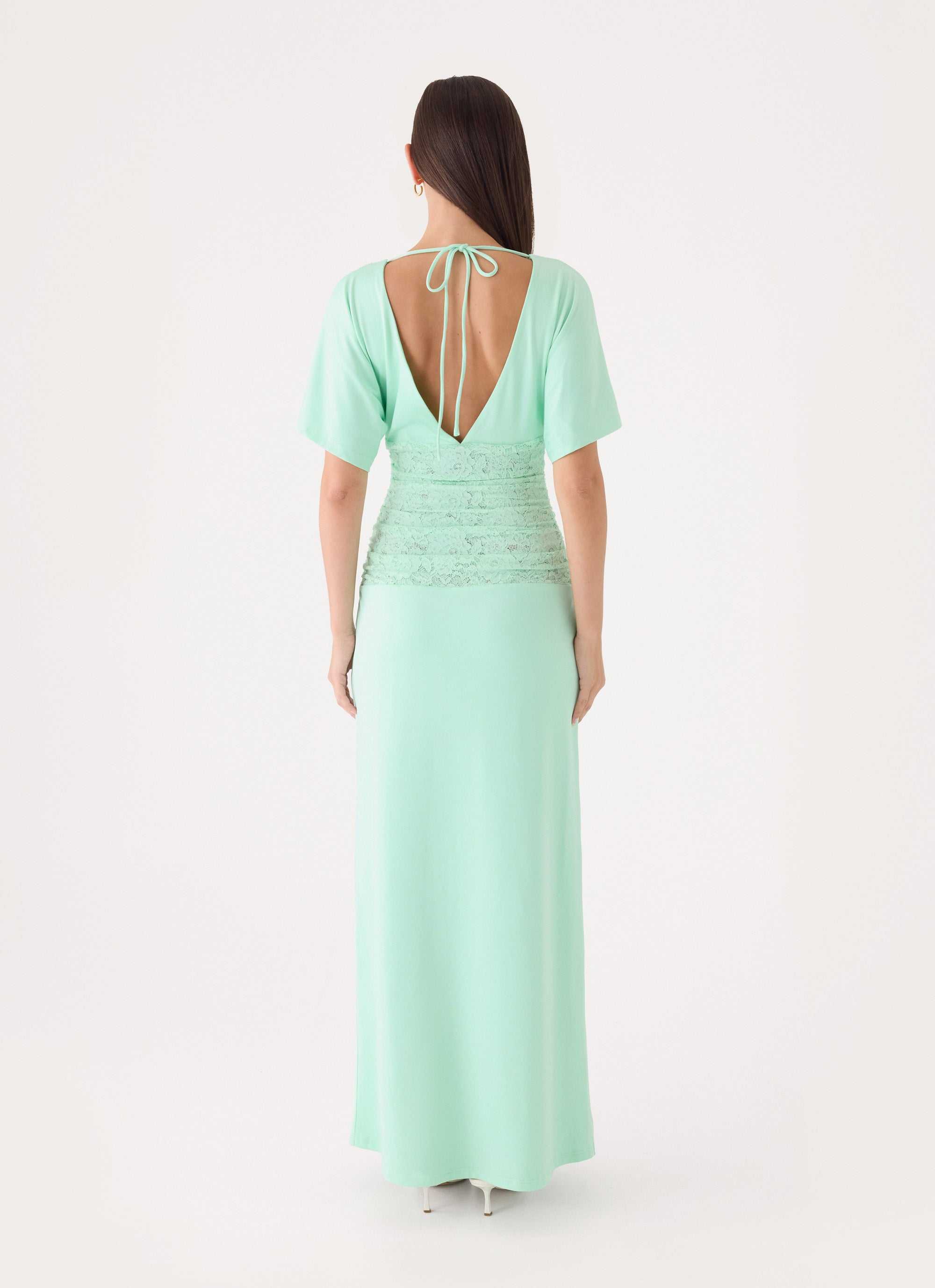 Comes To You Maxi Dress - Misty Jade