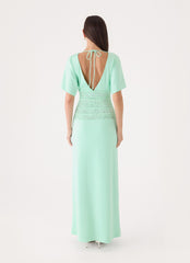 Comes To You Maxi Dress - Misty Jade