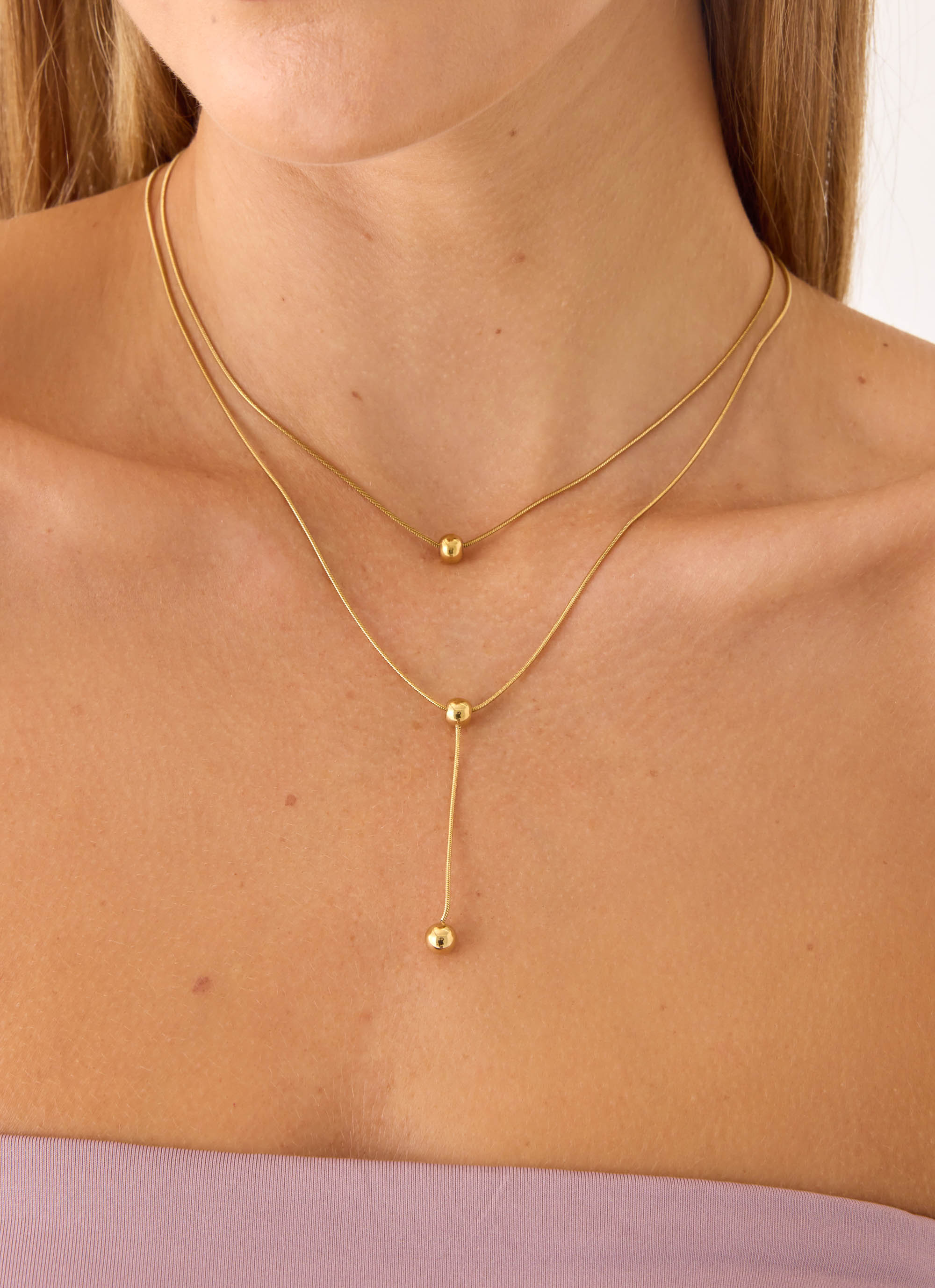 Dainty Girl Necklace - Gold