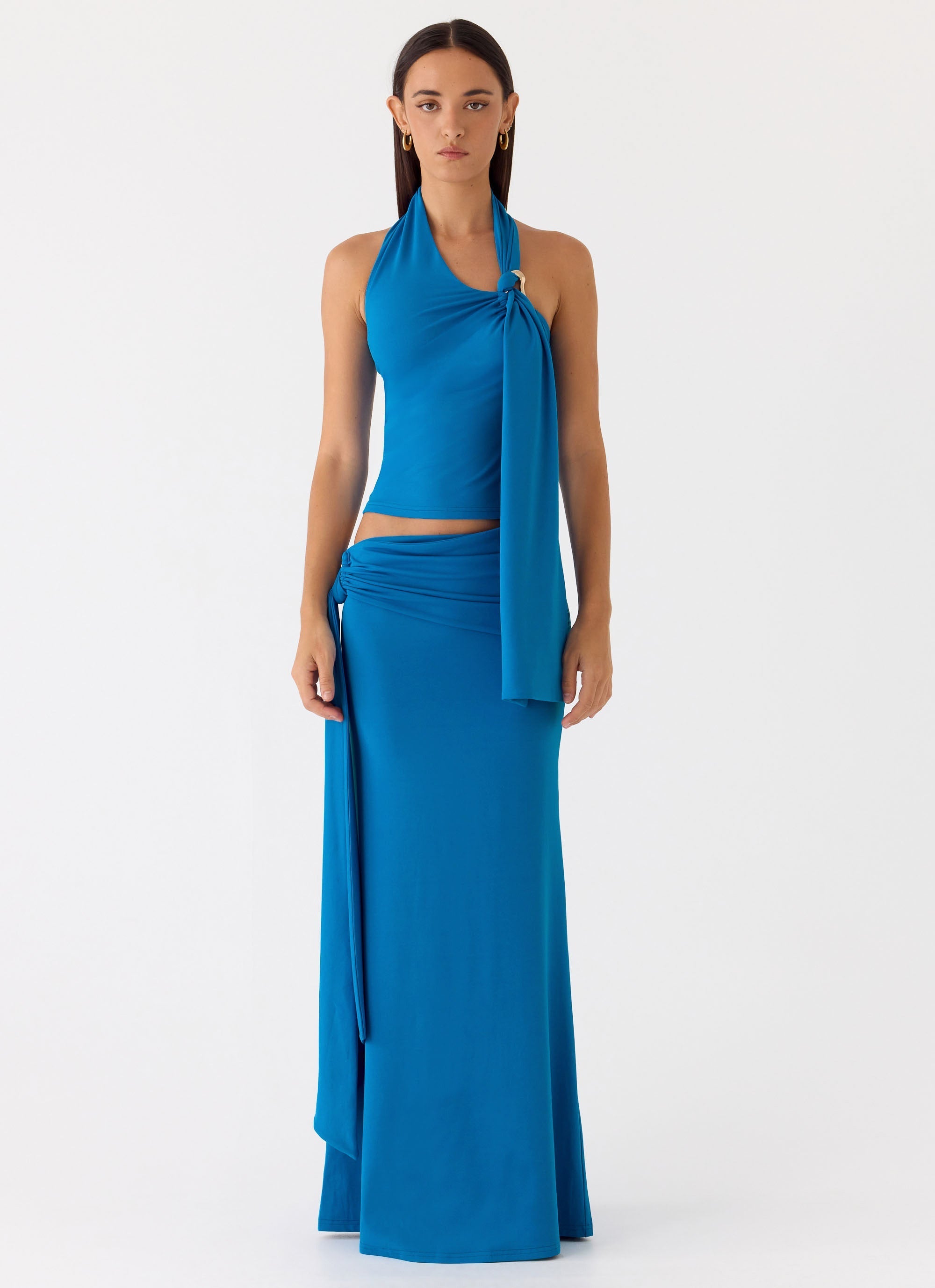 Demiase Maxi Skirt - Royal Blue