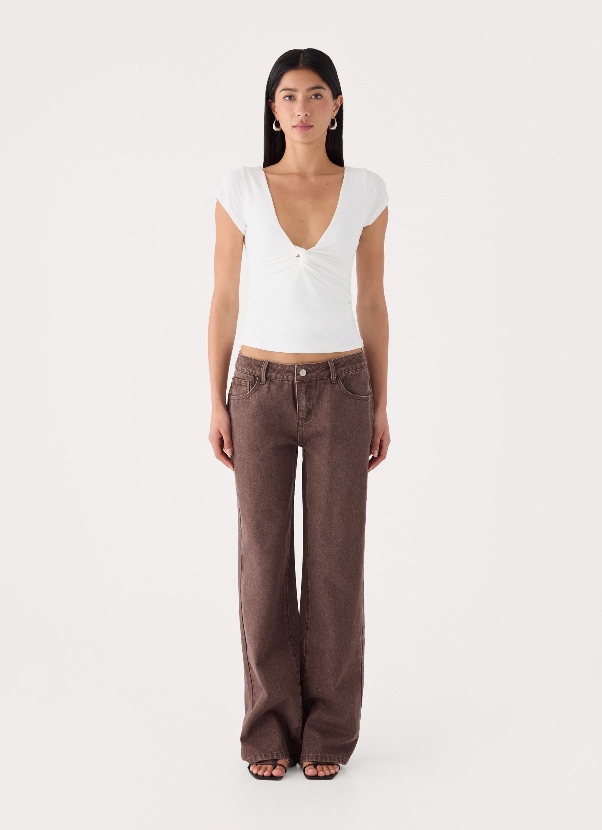 Derrie White Top - White