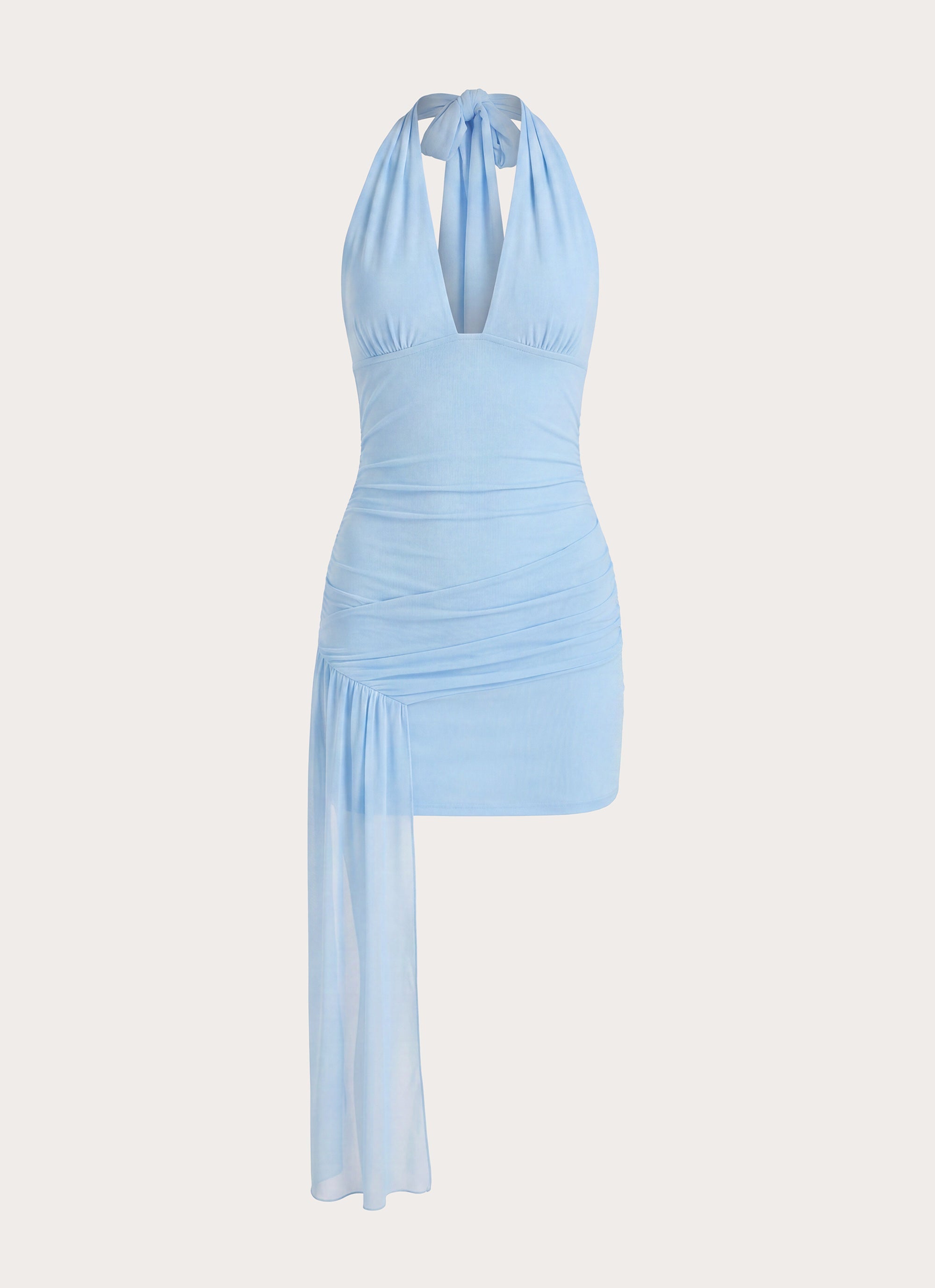 Dinah Halter Mini Dress - Blue