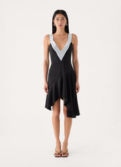 Eluna Midi Dress - Black