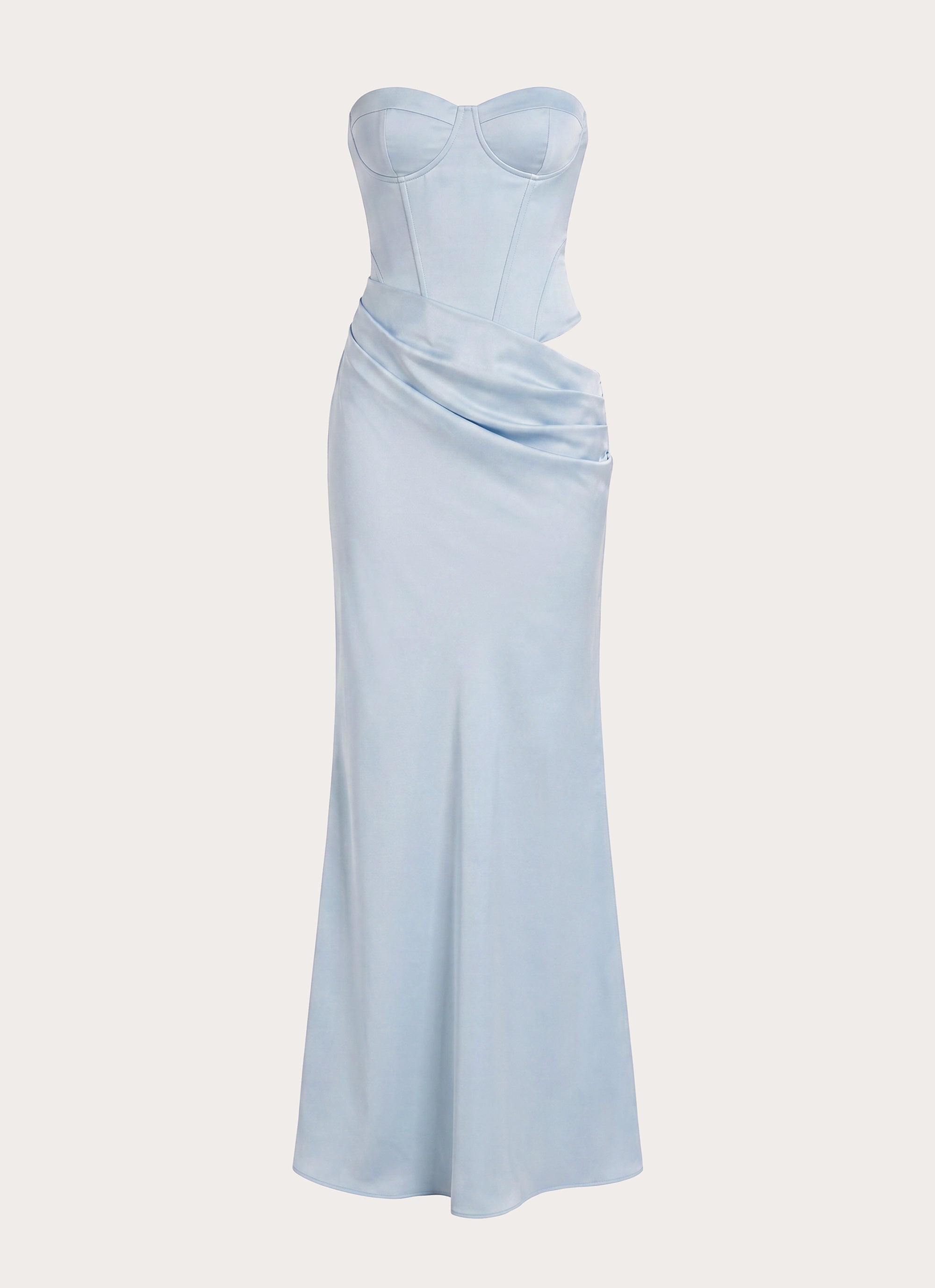 Emory Corset Maxi Dress - Blue