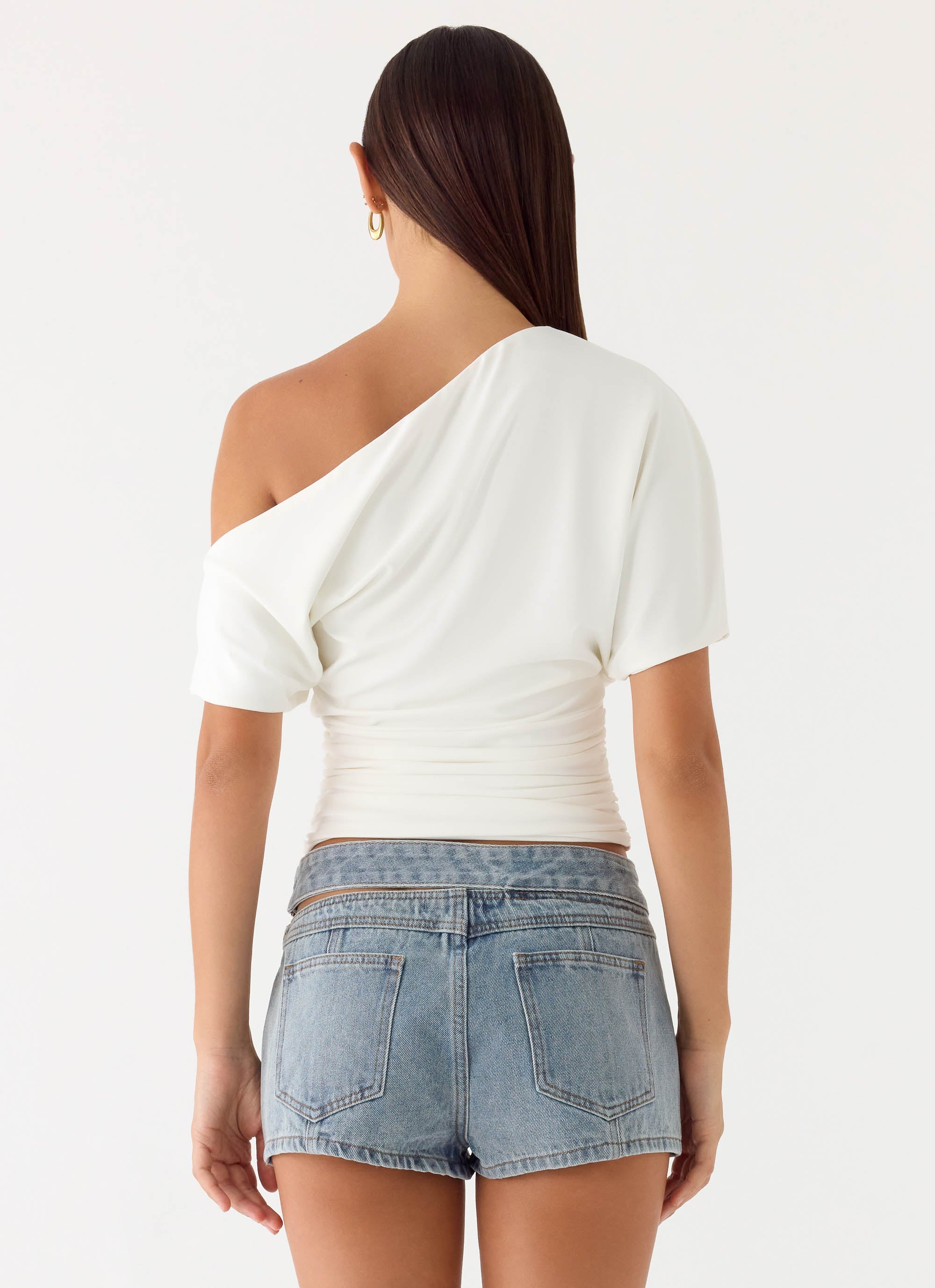 Hadleigh Denim Mini Shorts - Light Denim