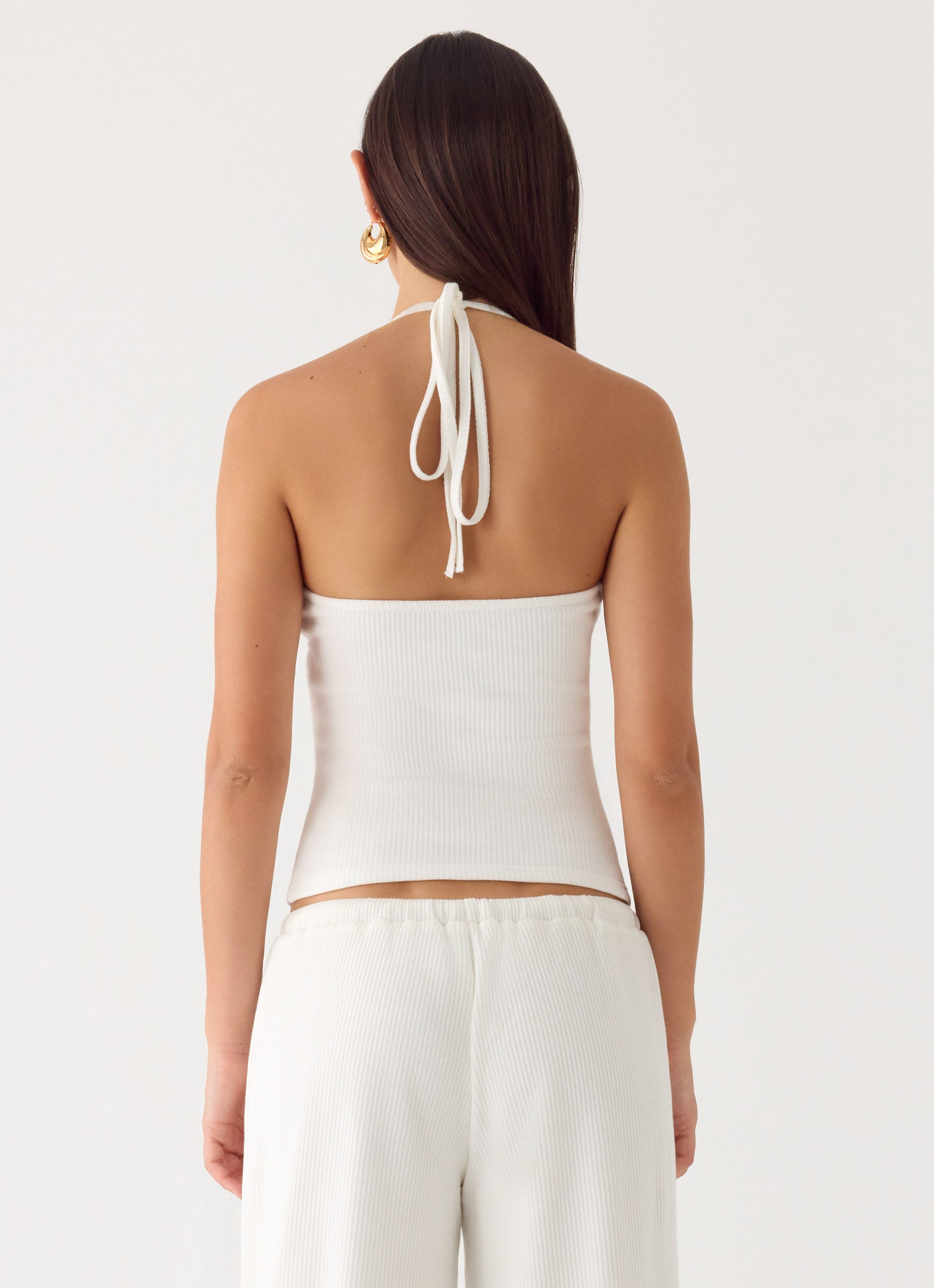 Henry Halter Top - Ivory