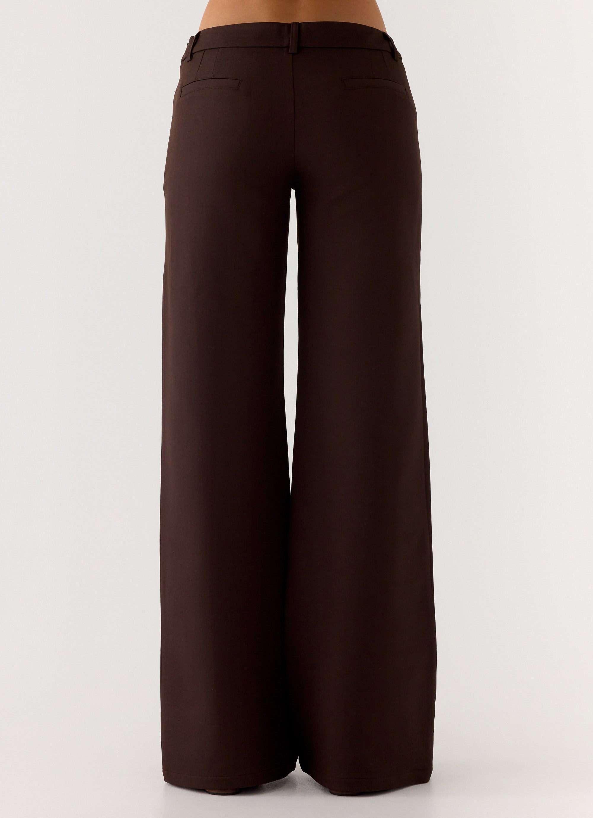 Hot As Ice Low Rise Pants - Chocolate