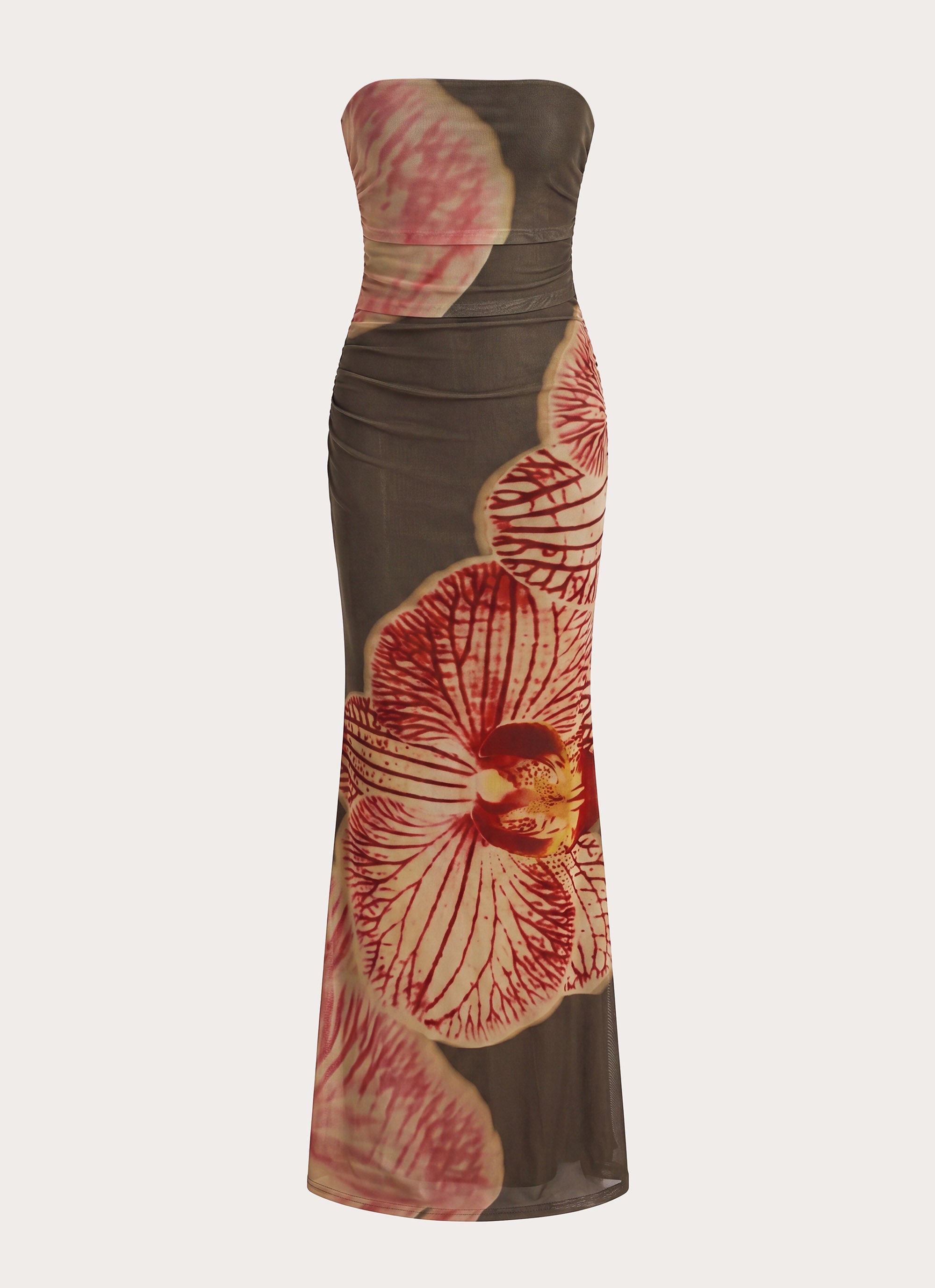 Iroha Strapless Maxi Dress - Jungle Grove