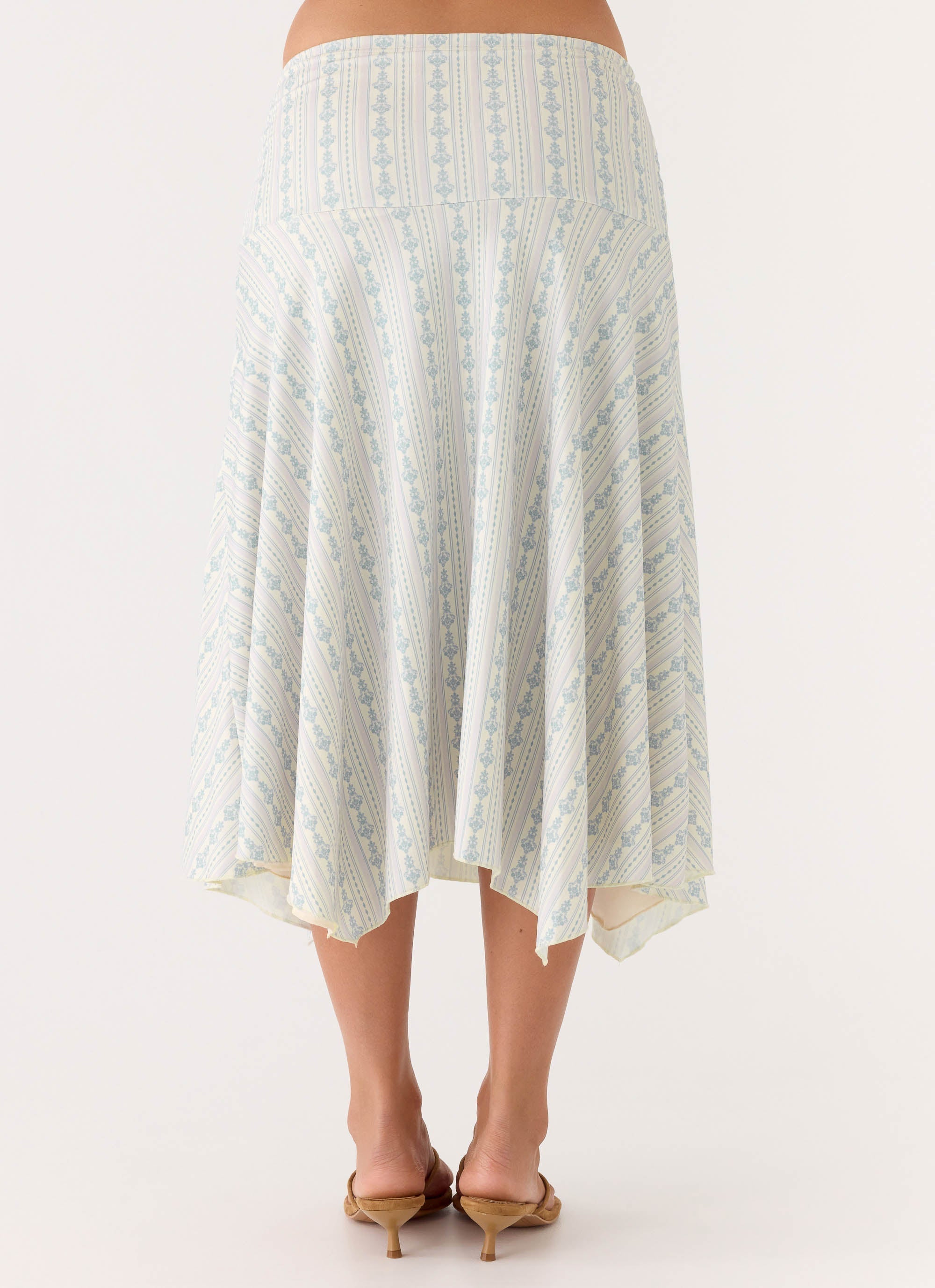 Katta Midi Skirt - Vintage Stripe