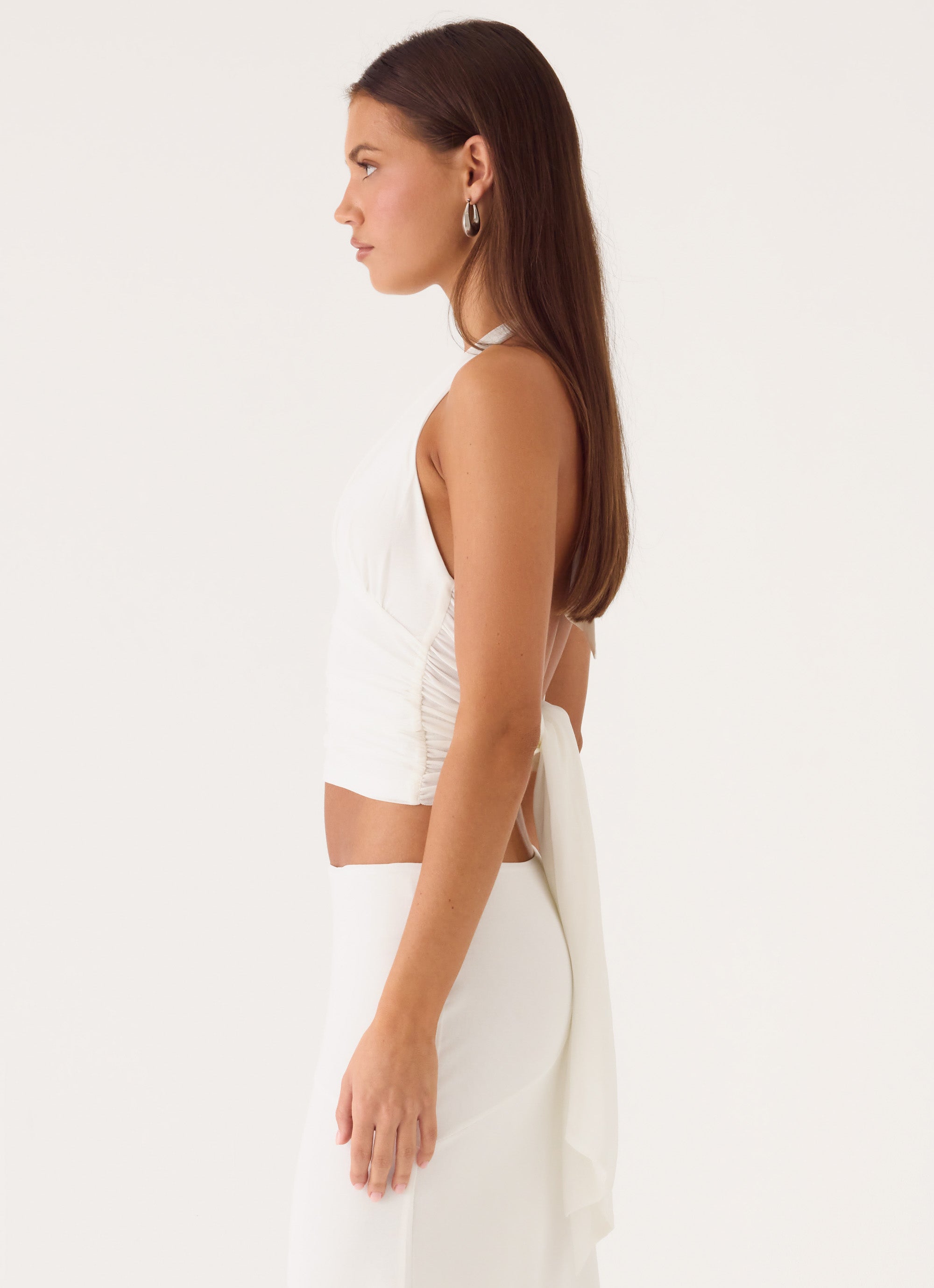 Kerrie Halter Top - White