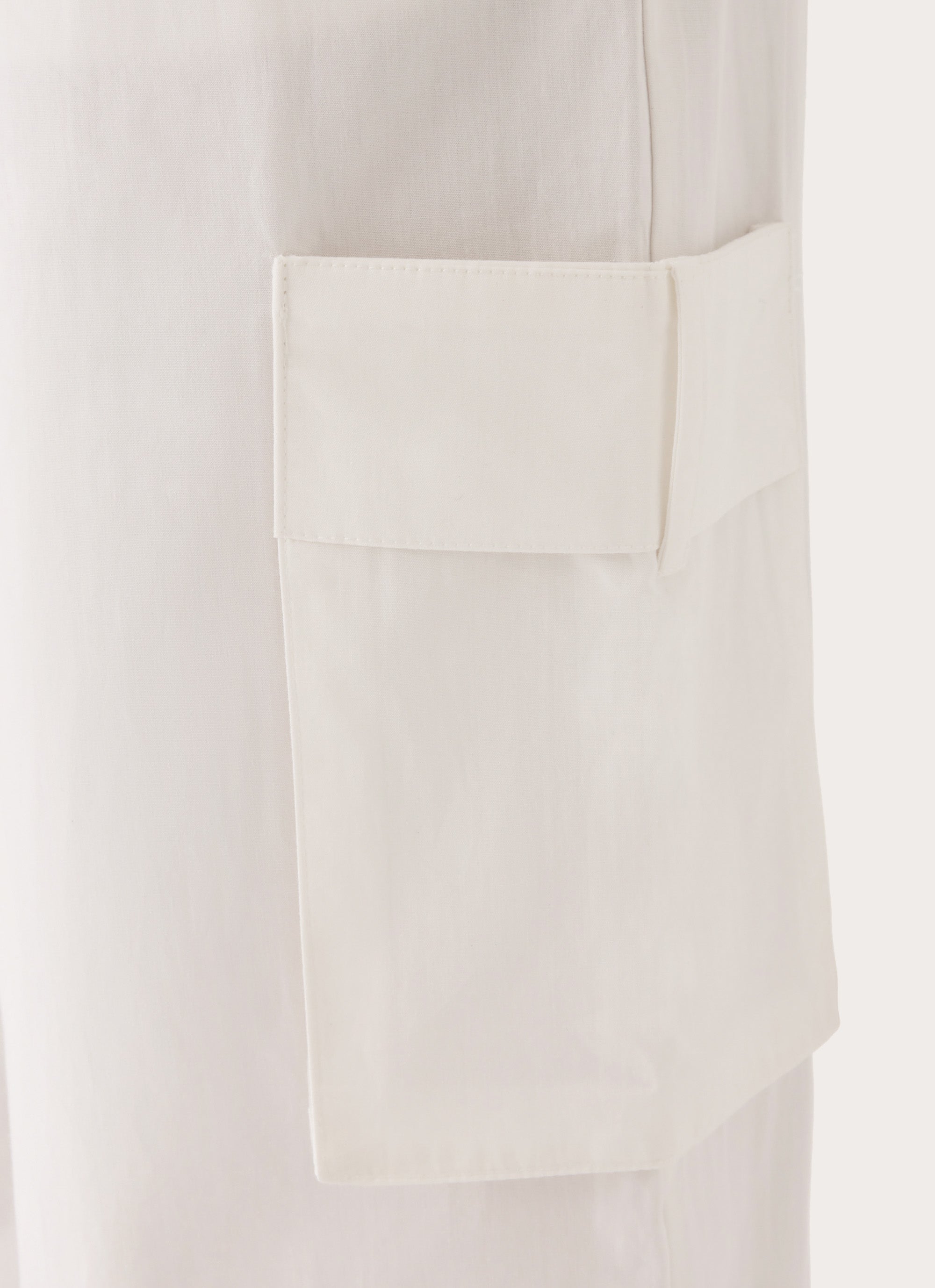 Kynzi Cargo Pants - White
