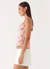 Loop Cami Top - Blooming Spring