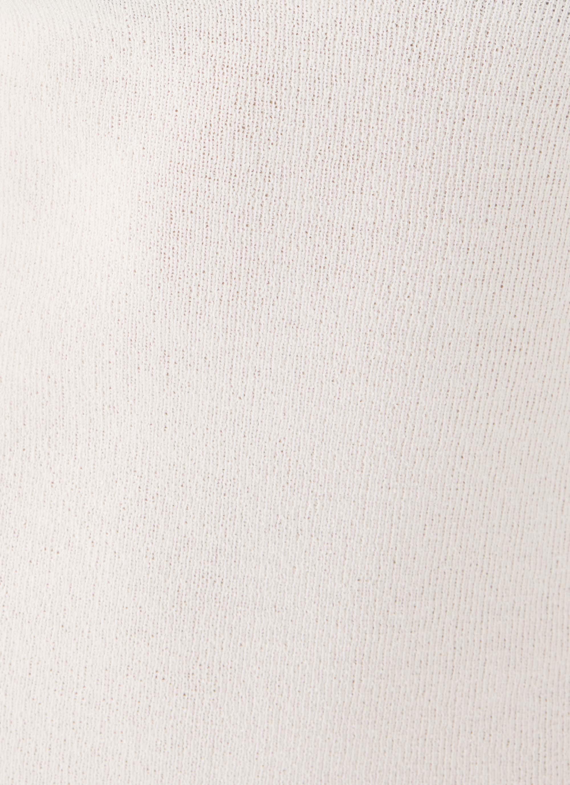 Levara Knit Low Back Mini Dress - White