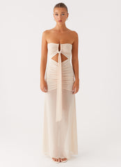 Lovie Maxi Dress - Beige