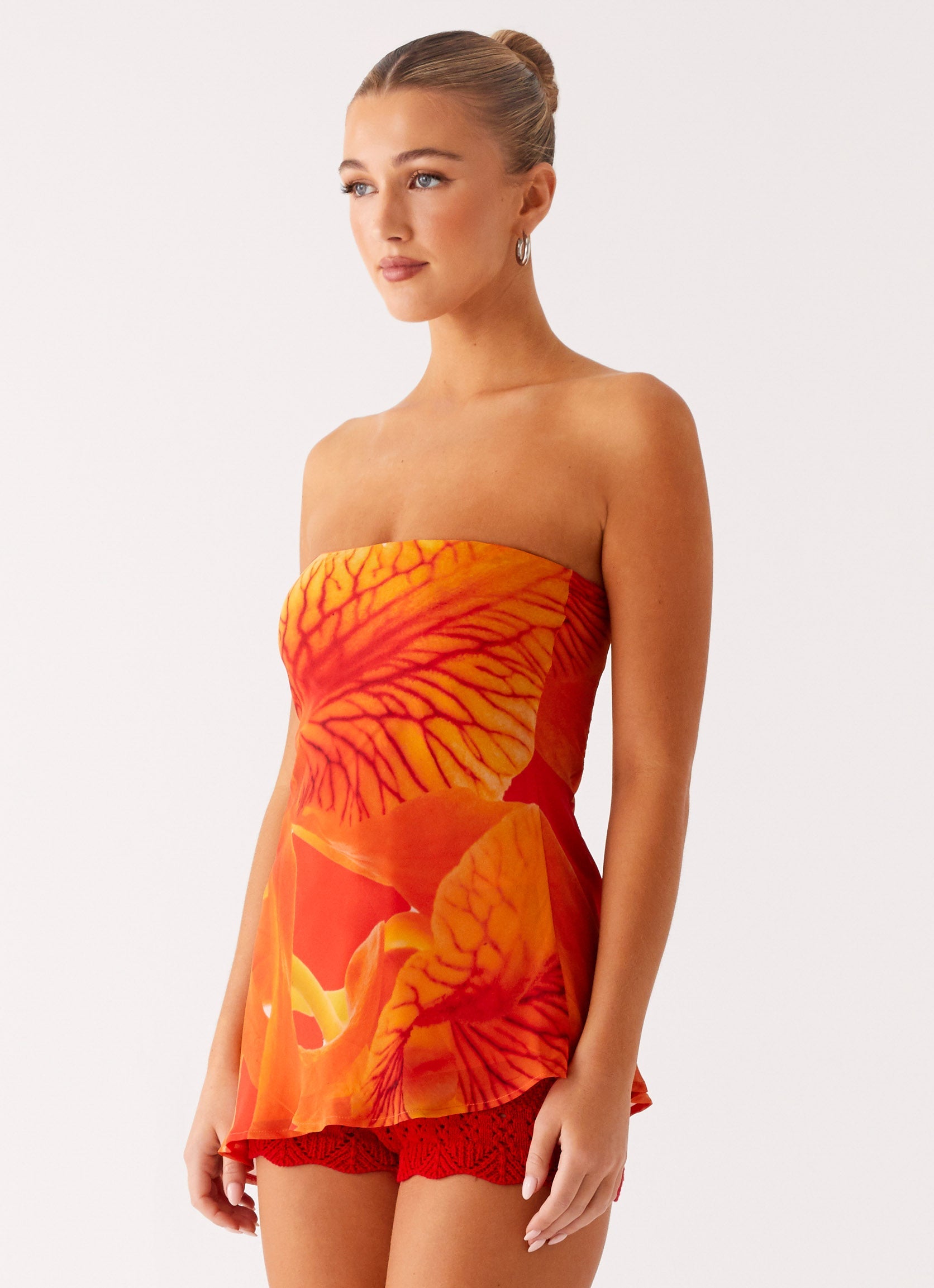 Over The Horizon Asymmetrical Top - Serene Orange