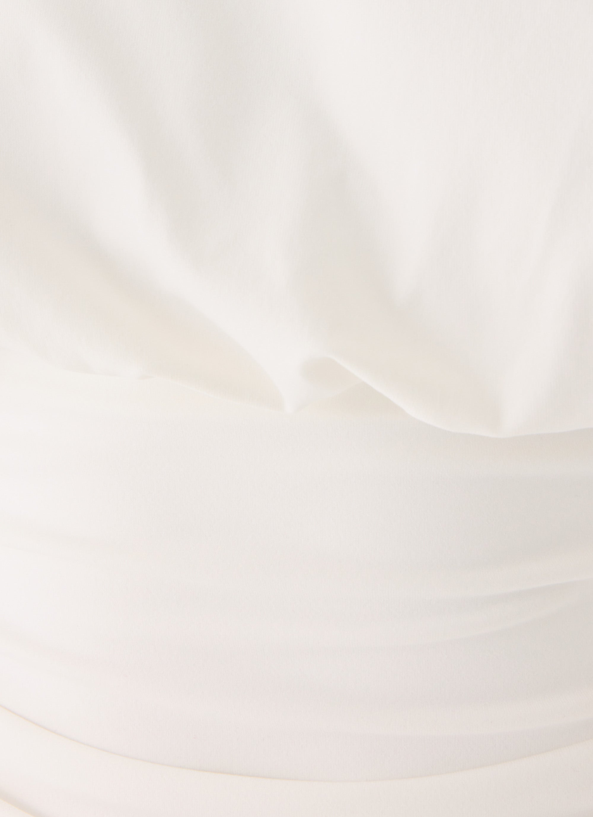Perrie Asymmetrical Top - Cloud Dancer