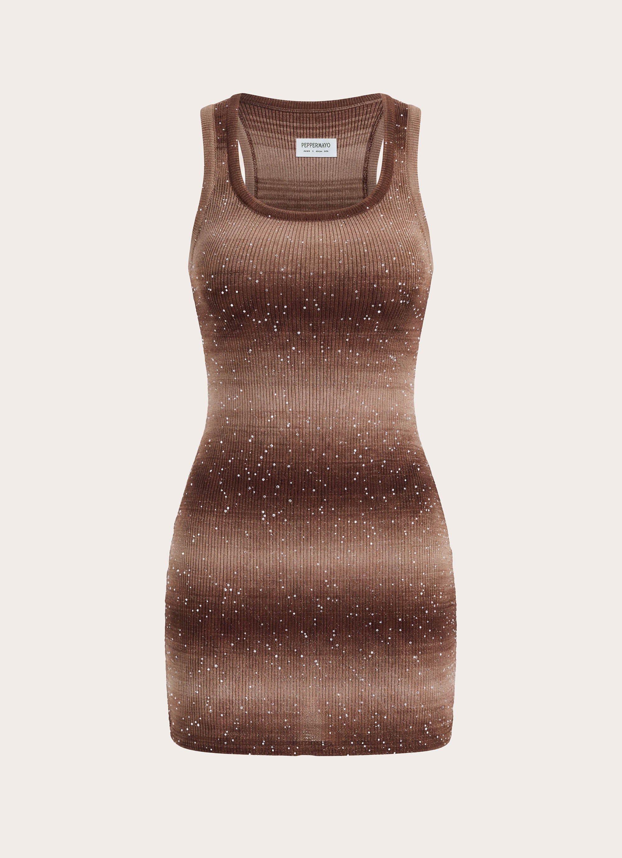 Pirella Knit Mini Dress - Chocolate Ombre