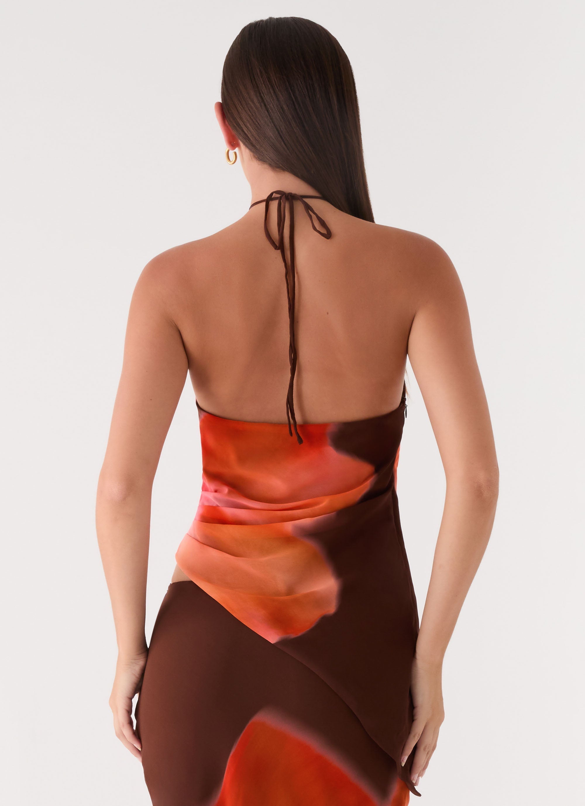 Plot Twist Top - Chocolate Blossom