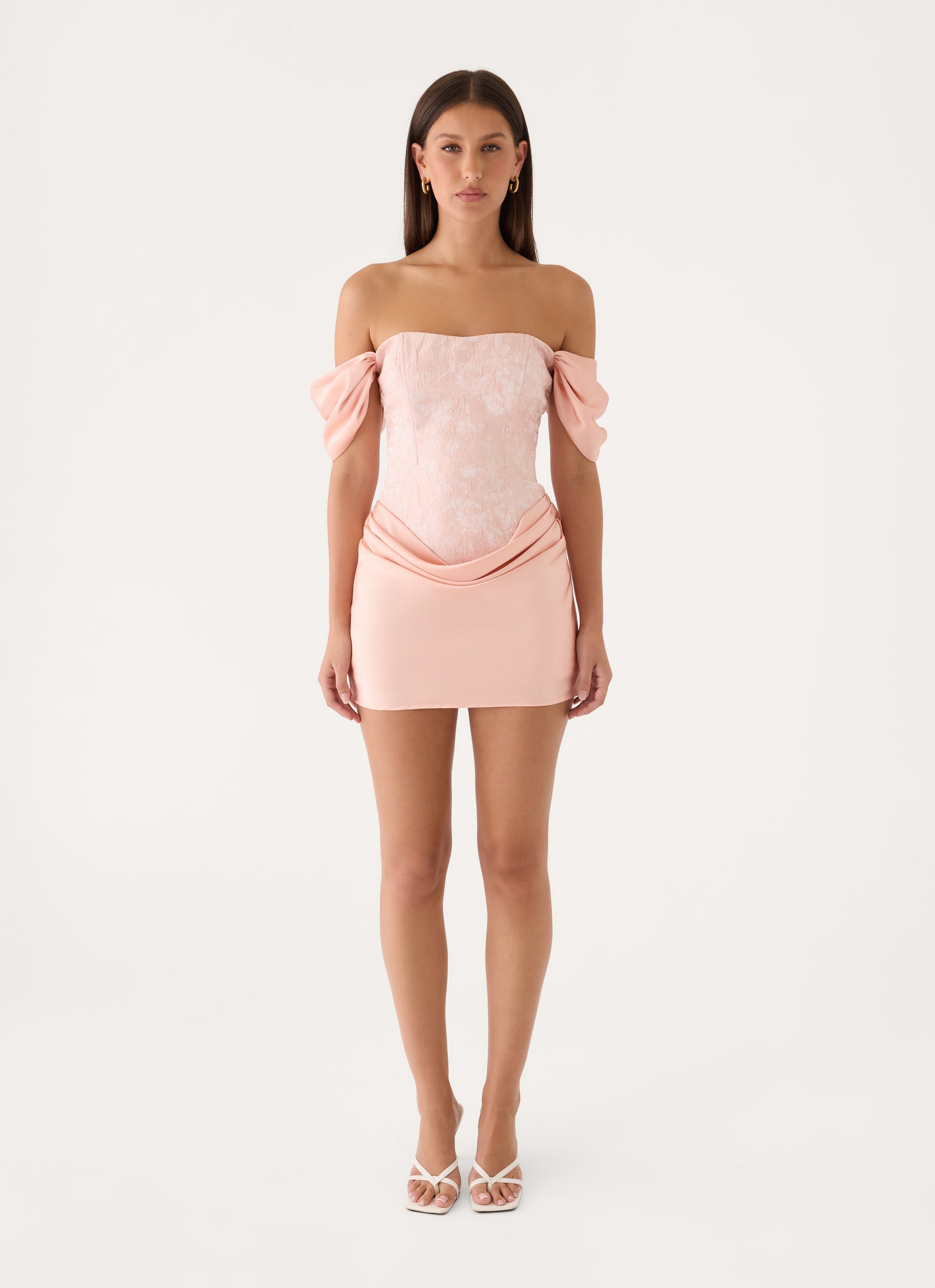 Realisation Mini Dress - Peach