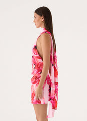 Rosey Cheeks Mini Dress - Pink Floral