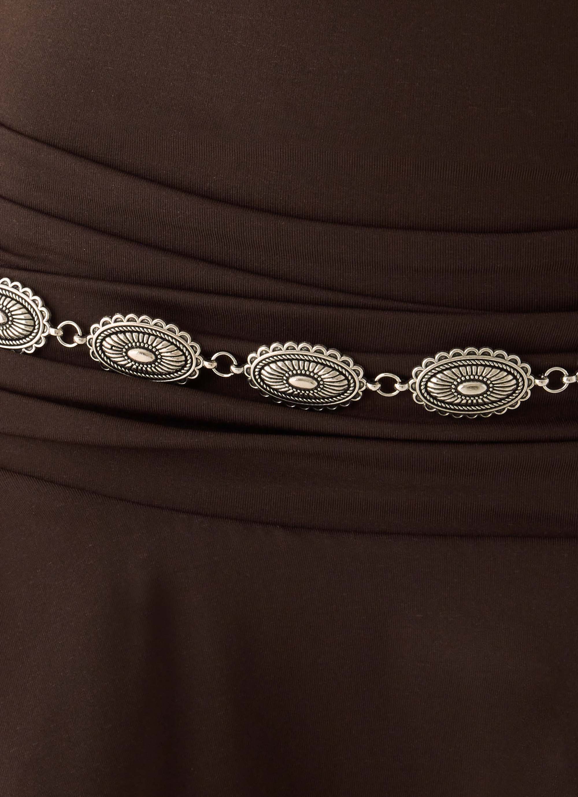Rude Love Belt Mini Dress - Chocolate