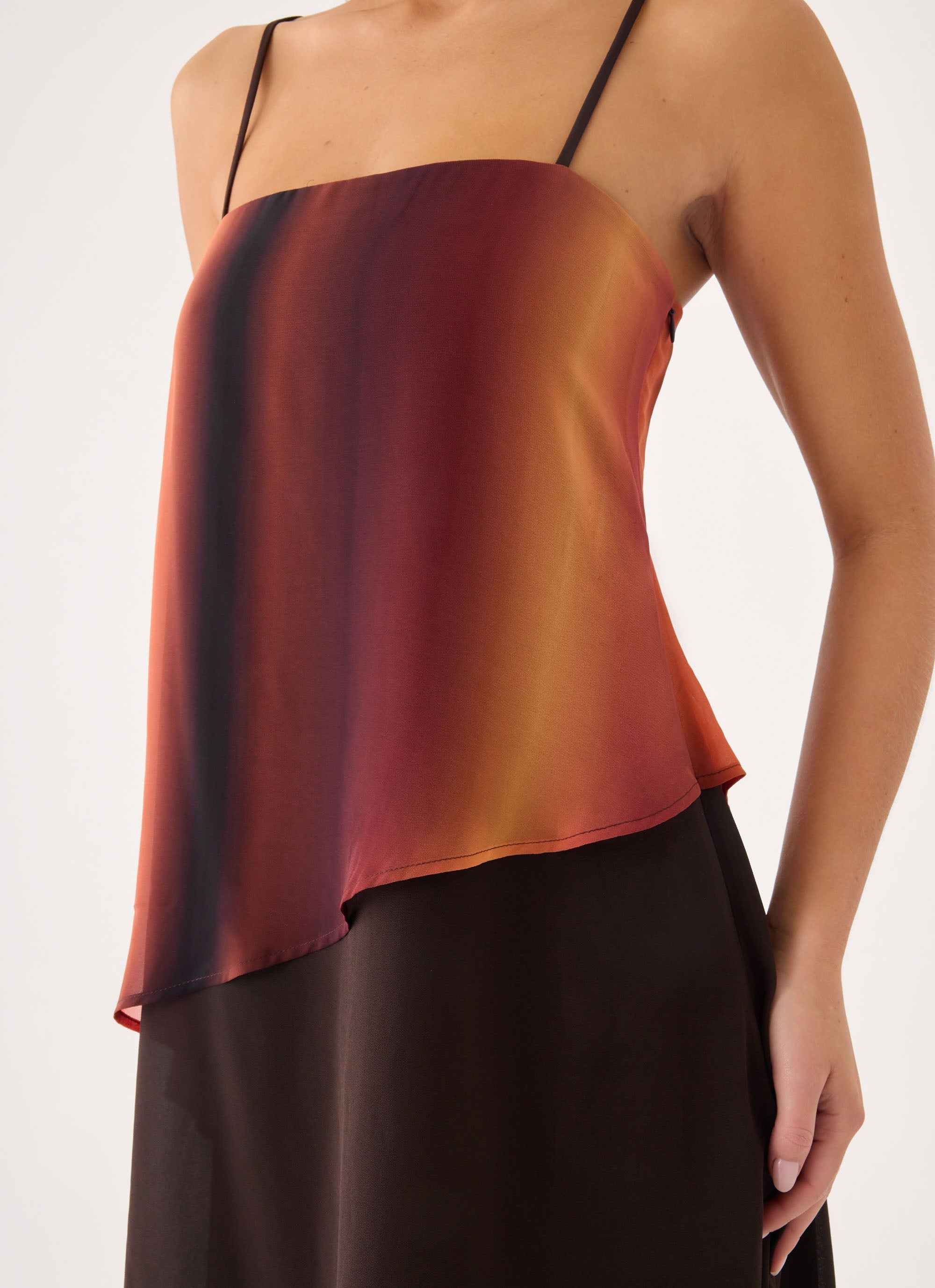 Ruesella Maxi Dress - Brown
