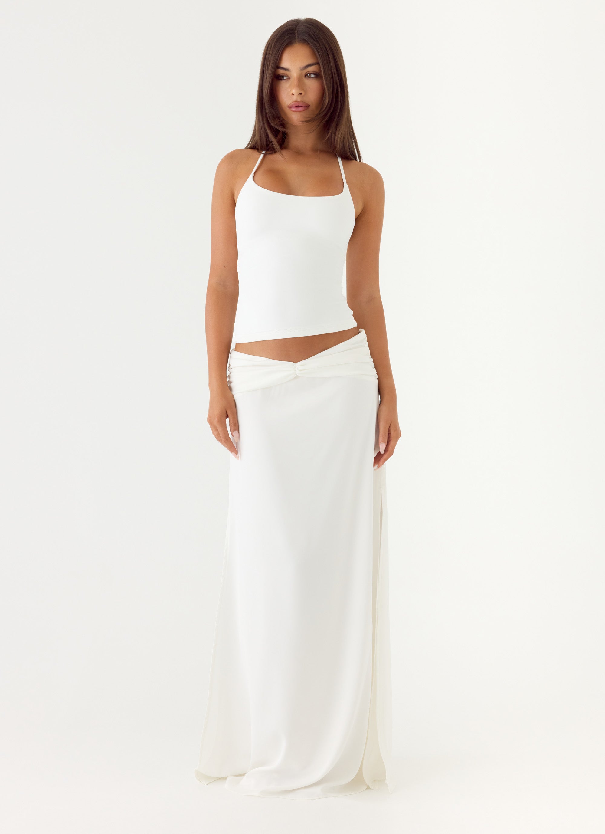 She Means It Maxi Skirt - Ivory