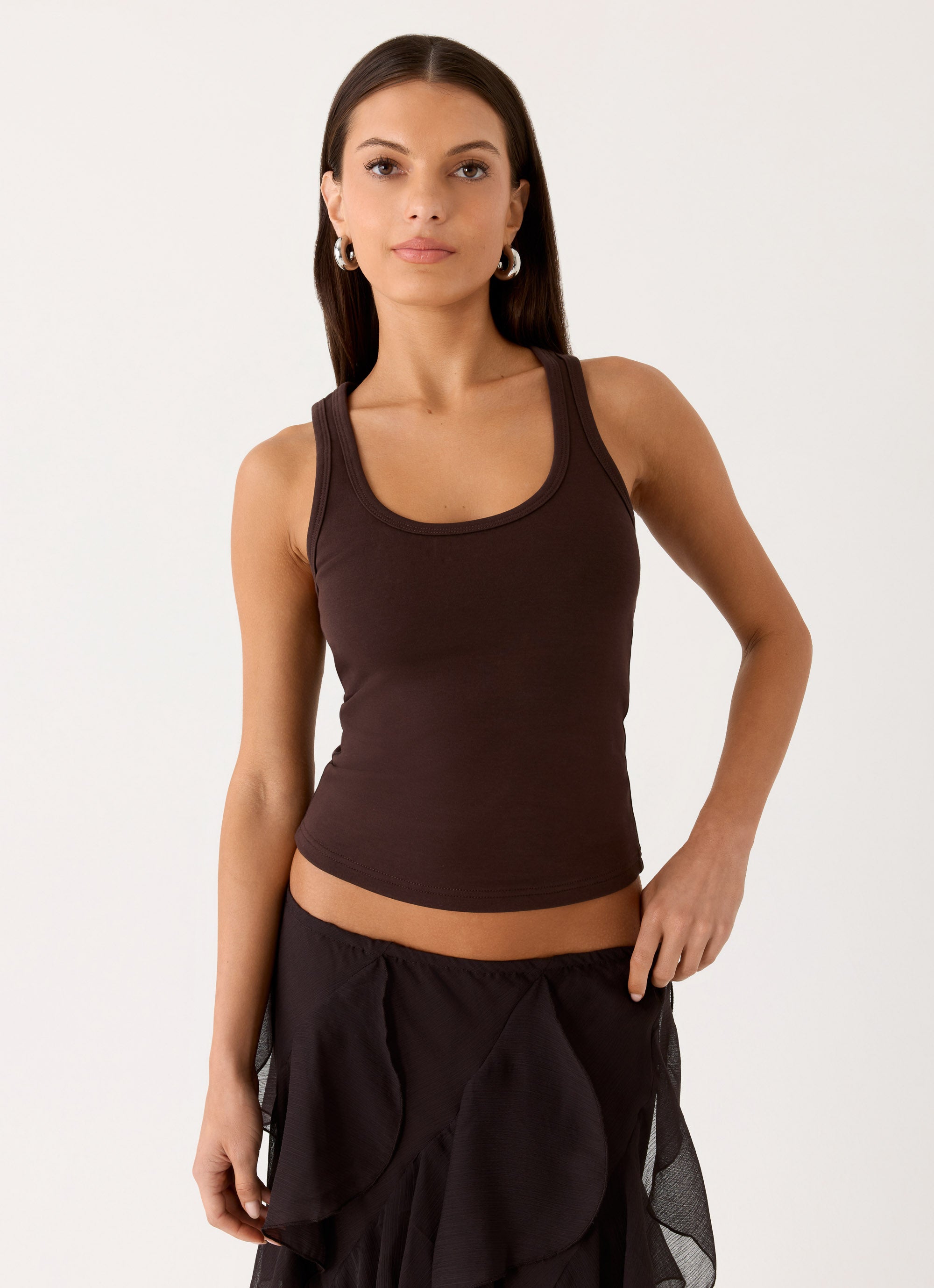 Silka Top - Chocolate