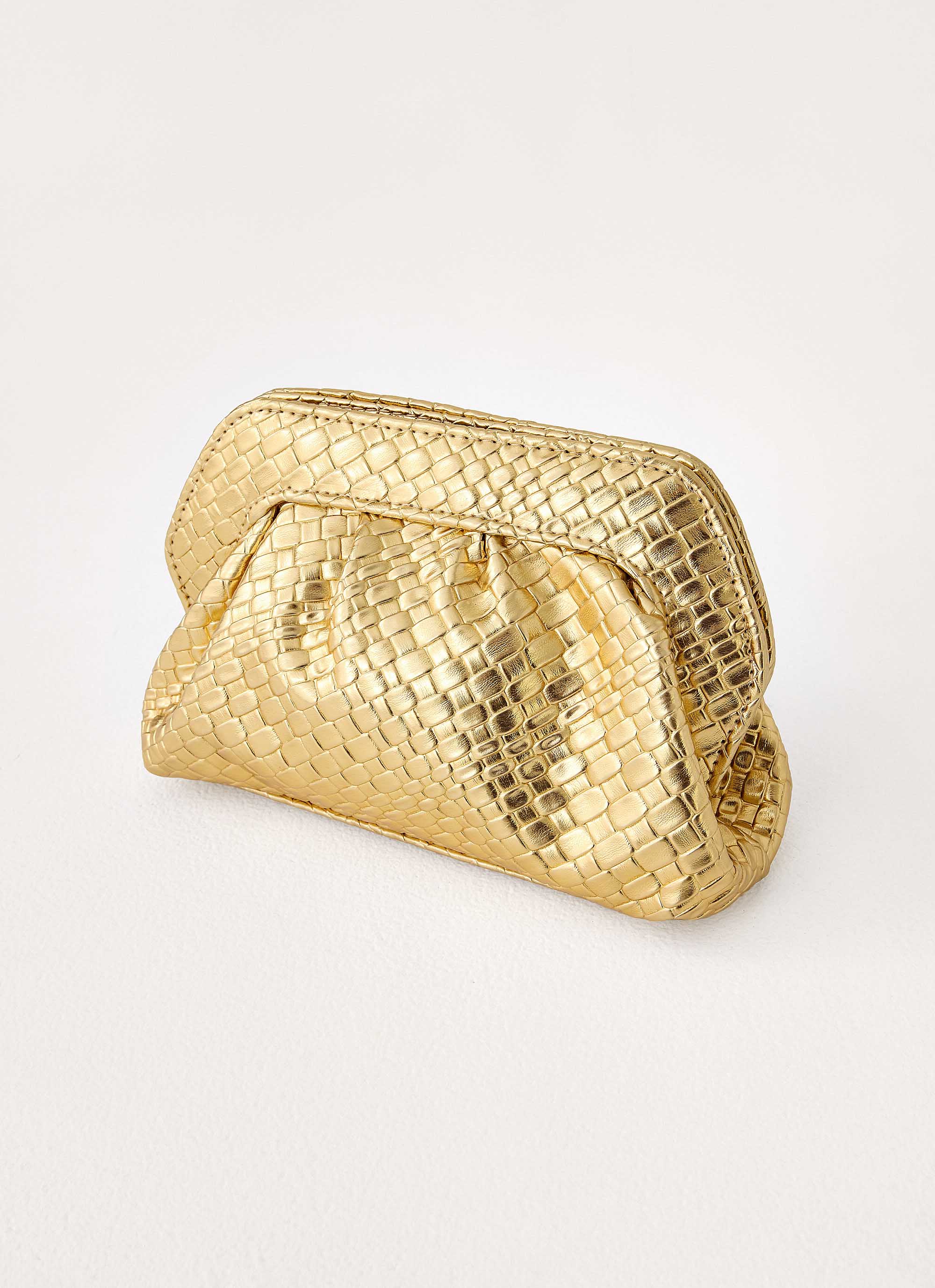 Solstice Clutch Bag - Gold