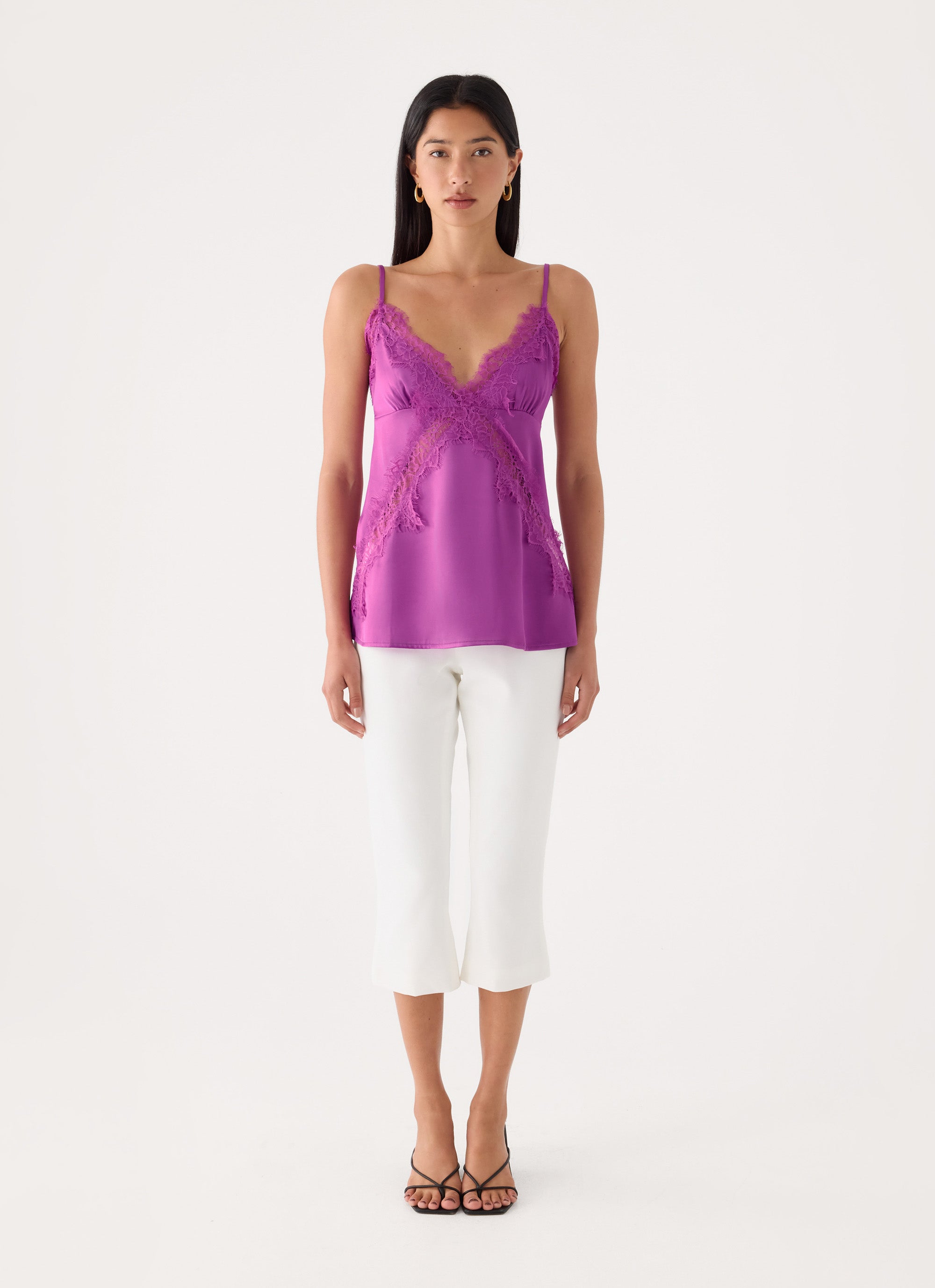 Winona Night Cami Top - Purple