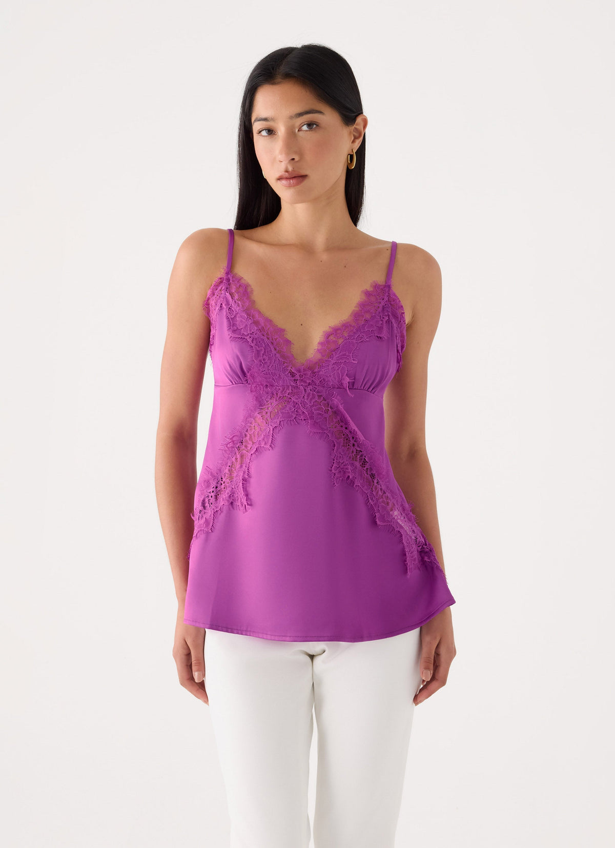 Winona Night Cami Top - Purple